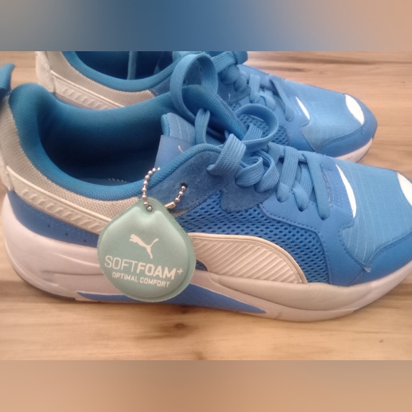 Mens Puma X-RAY color block blue/white and gray sneakers - Picture 8 of 15